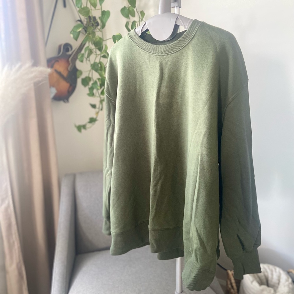 Olive Green Crewneck